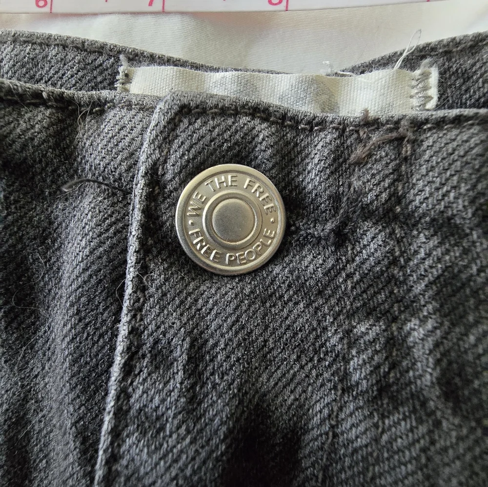 Free People We the Free Florence High Rise Flare Jeans Women 32 Denim Wide Leg - Picture 6 of 16